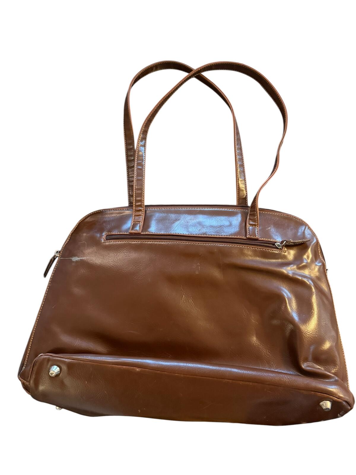 Buxton Large Brown Leather Tote Bag