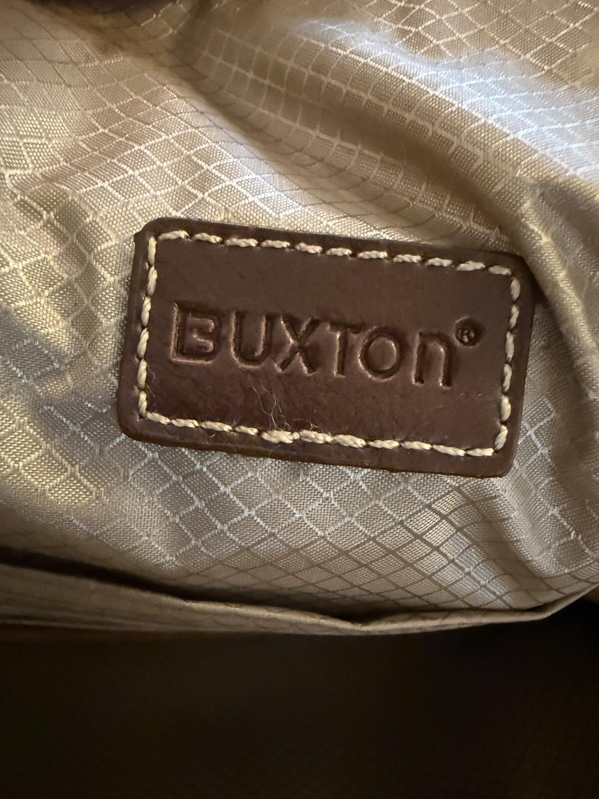 Buxton Large Brown Leather Tote Bag