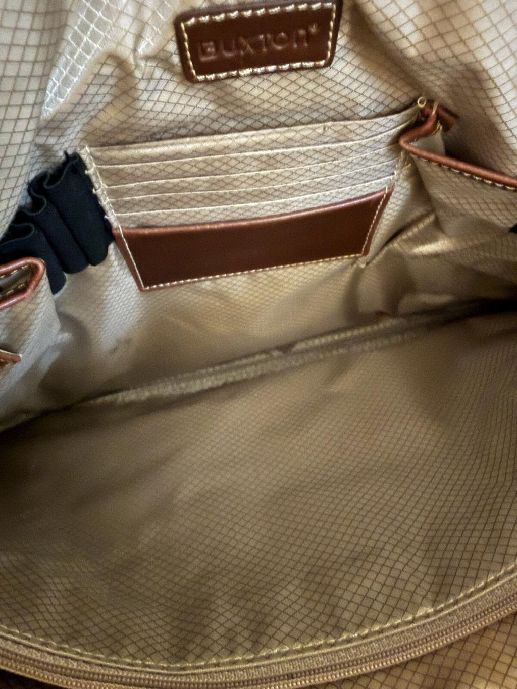 Buxton Large Brown Leather Tote Bag