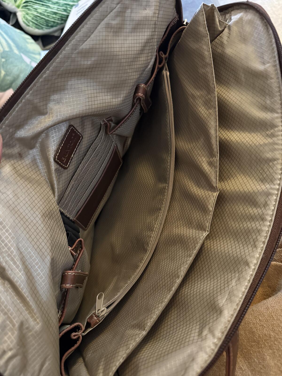 Buxton Large Brown Leather Tote Bag