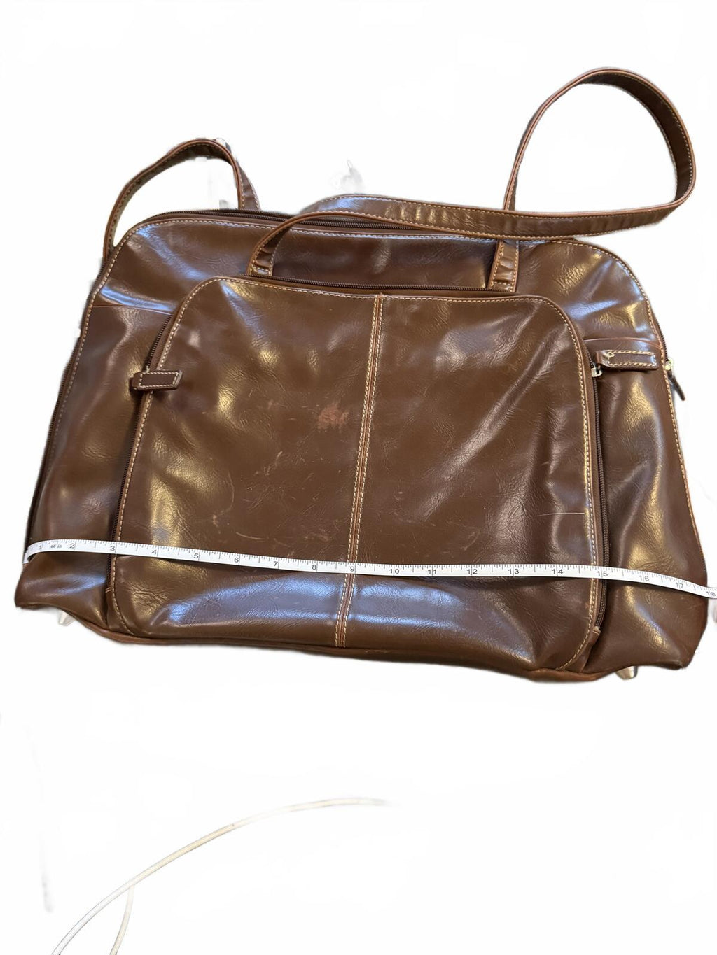 Buxton Large Brown Leather Tote Bag