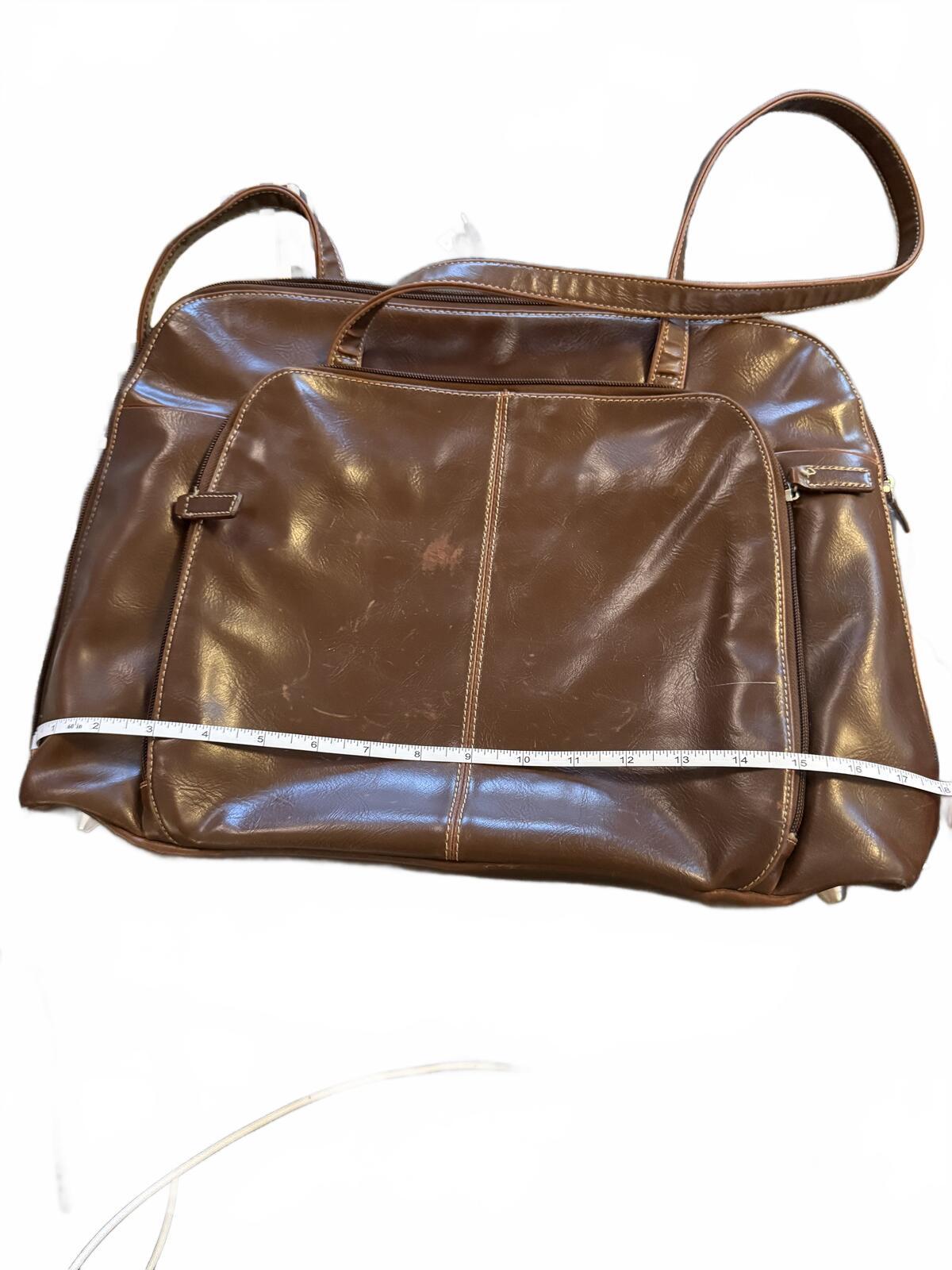 Buxton Large Brown Leather Tote Bag