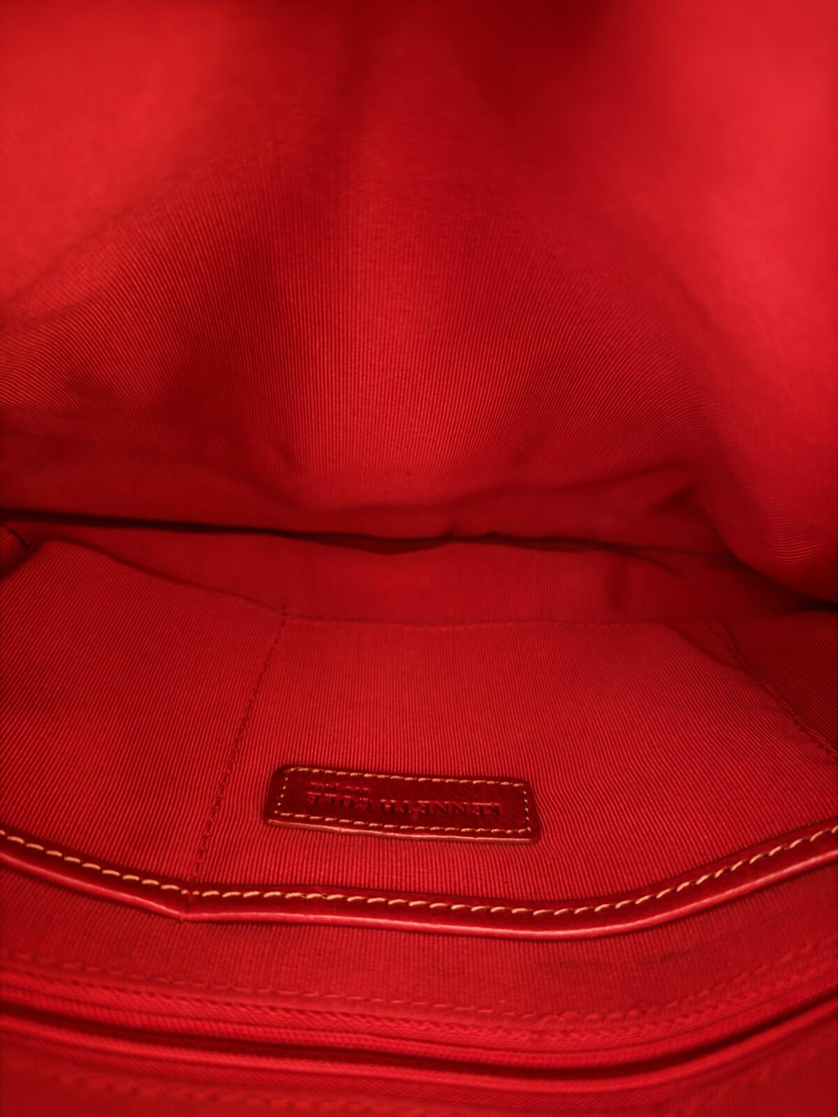 Kenneth Cole Red Leather Shoulder Bag