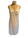 Vanity Fair Vintage Cream Sleeveless Slip Dress