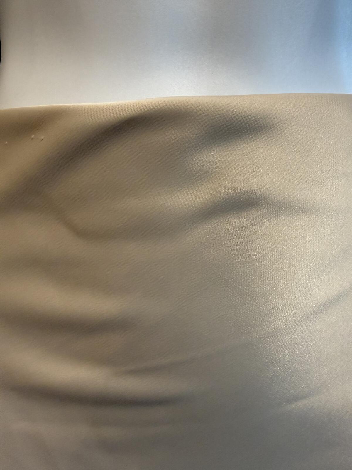 Rachel Zoe Cream Satin Midi Skirt