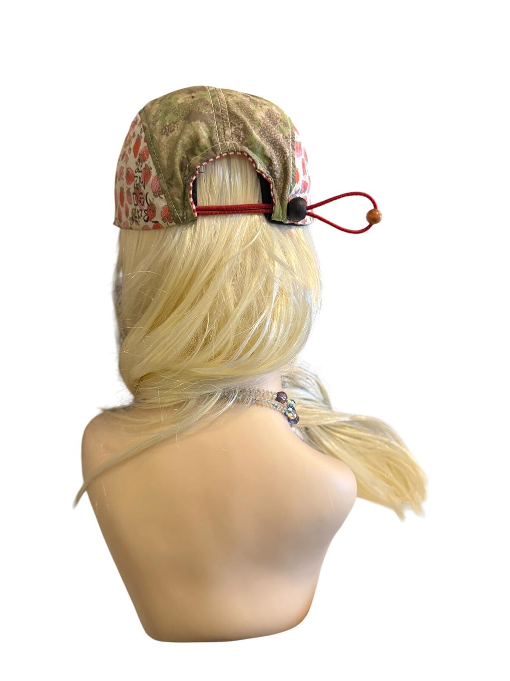 Sew Lab USA + Landscape Strawberry and Camouflage Print Cap