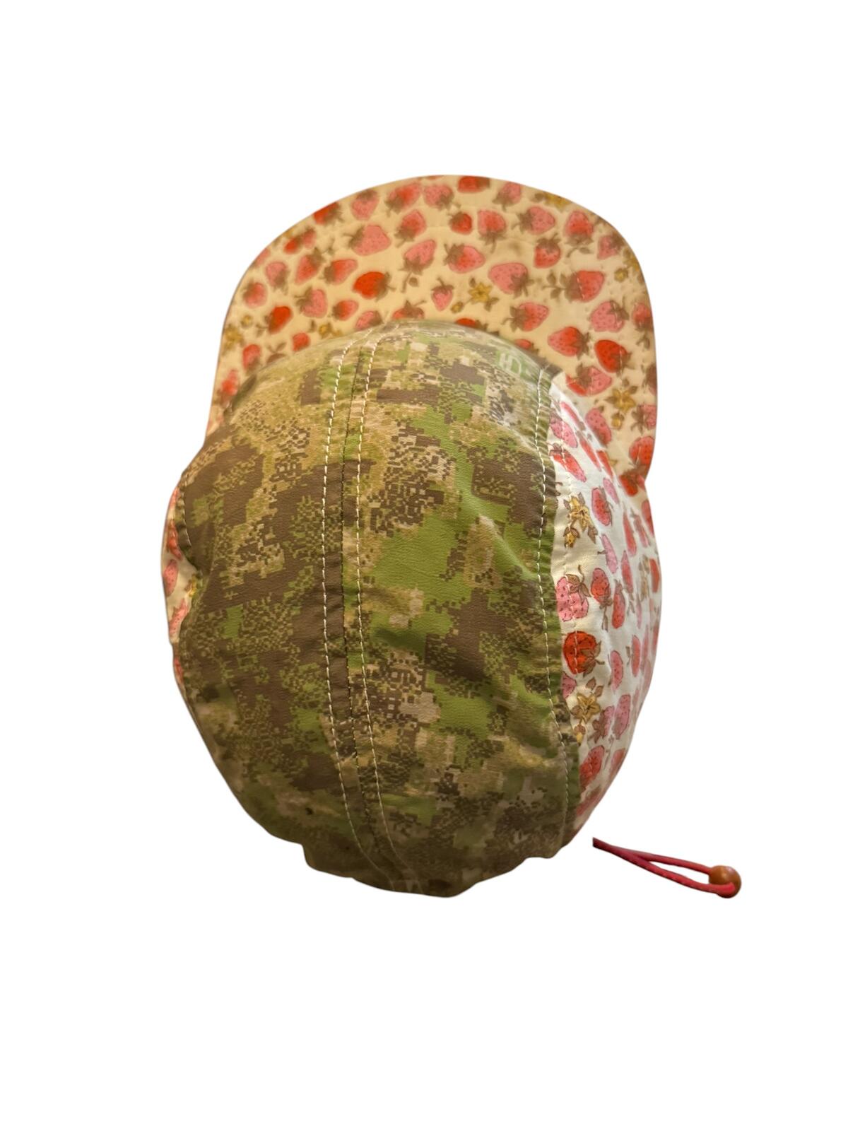 Sew Lab USA + Landscape Strawberry and Camouflage Print Cap