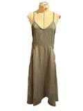Who What Wear Olive Green Midi Dress
