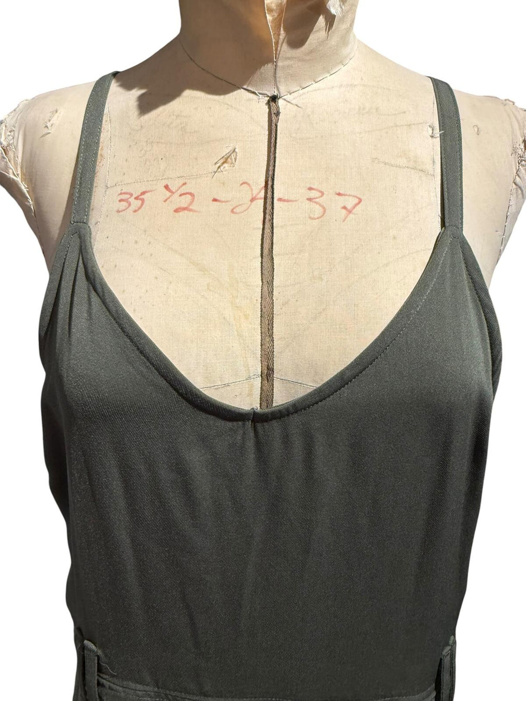 Who What Wear Olive Green Midi Dress