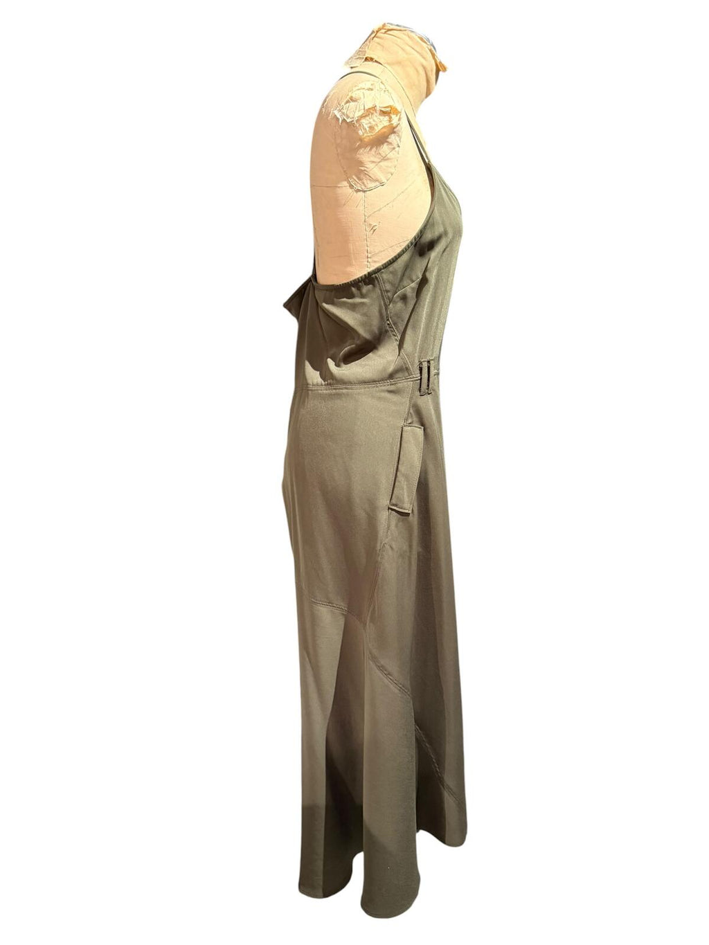 Who What Wear Olive Green Midi Dress