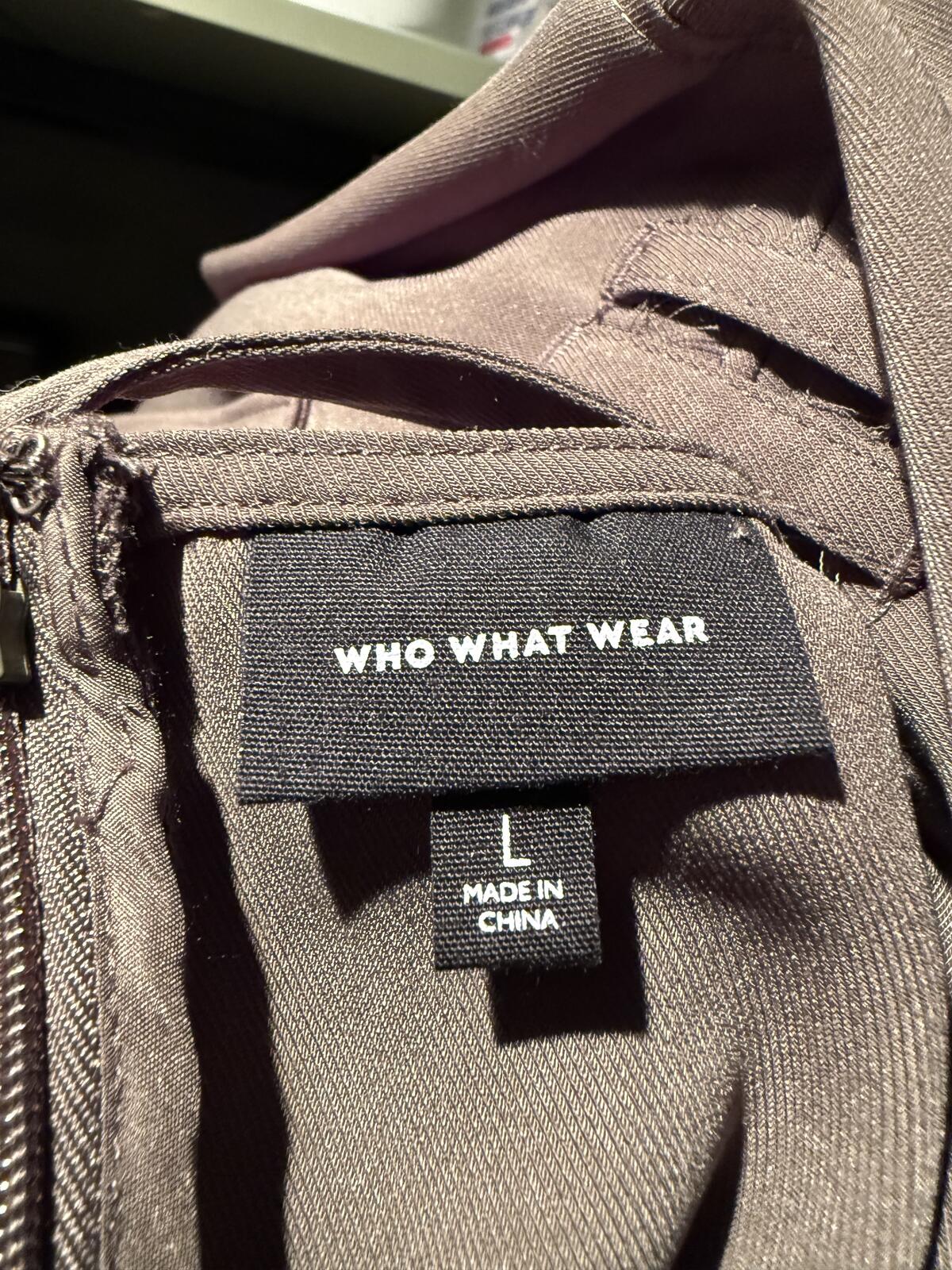 Who What Wear Olive Green Midi Dress