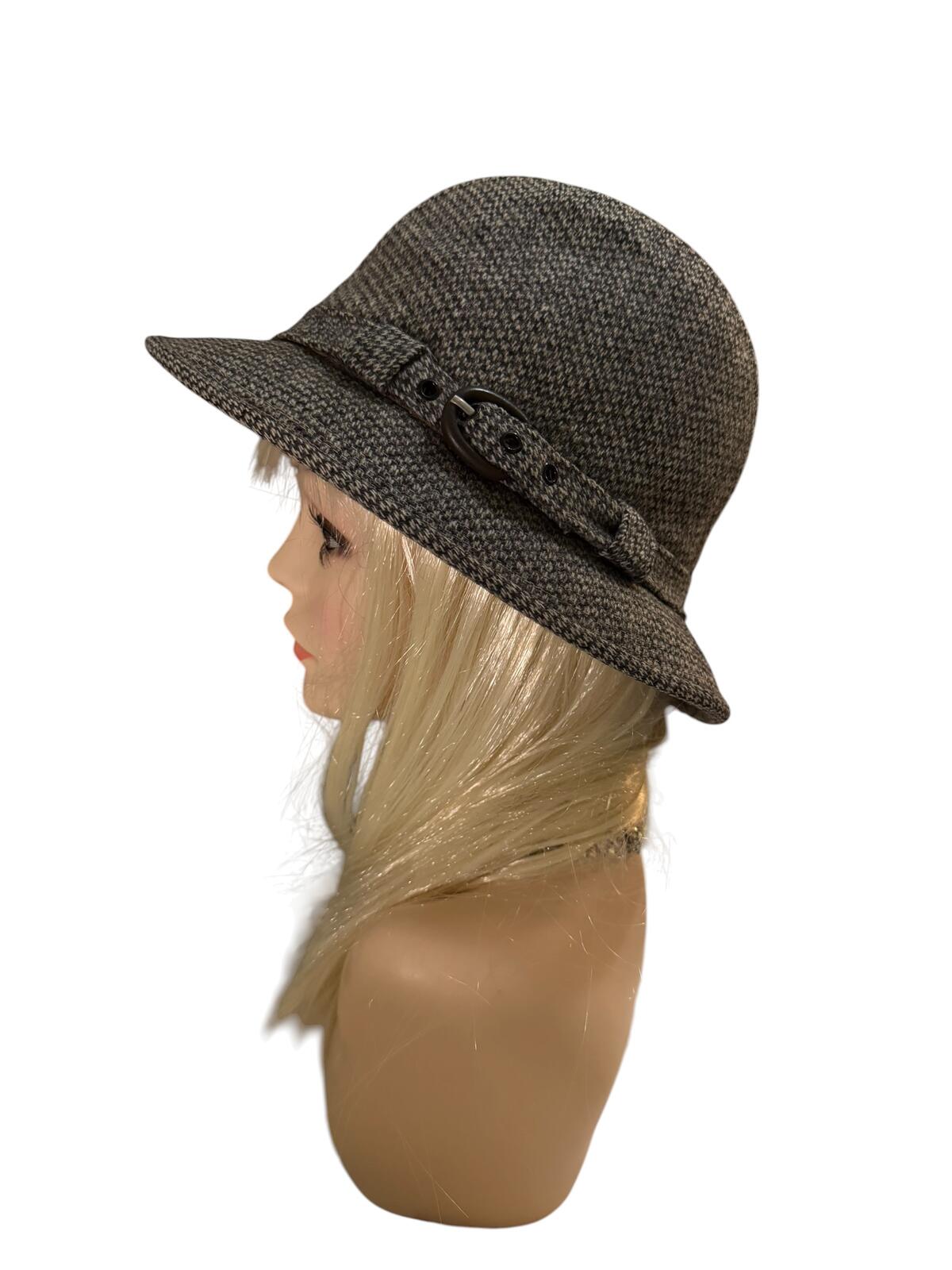 Schuman & Sullivan Brown Tweed Fedora Hat