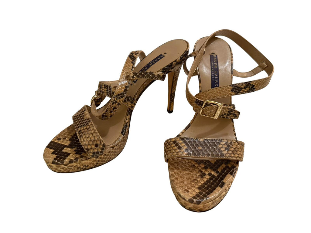 Ralph Lauren Purple Label Snakeskin High Heels