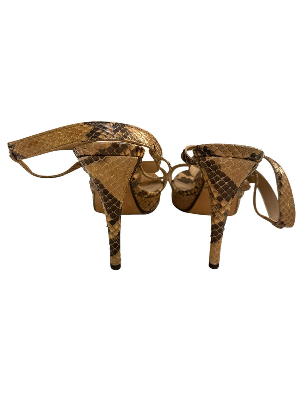Ralph Lauren Purple Label Snakeskin High Heels