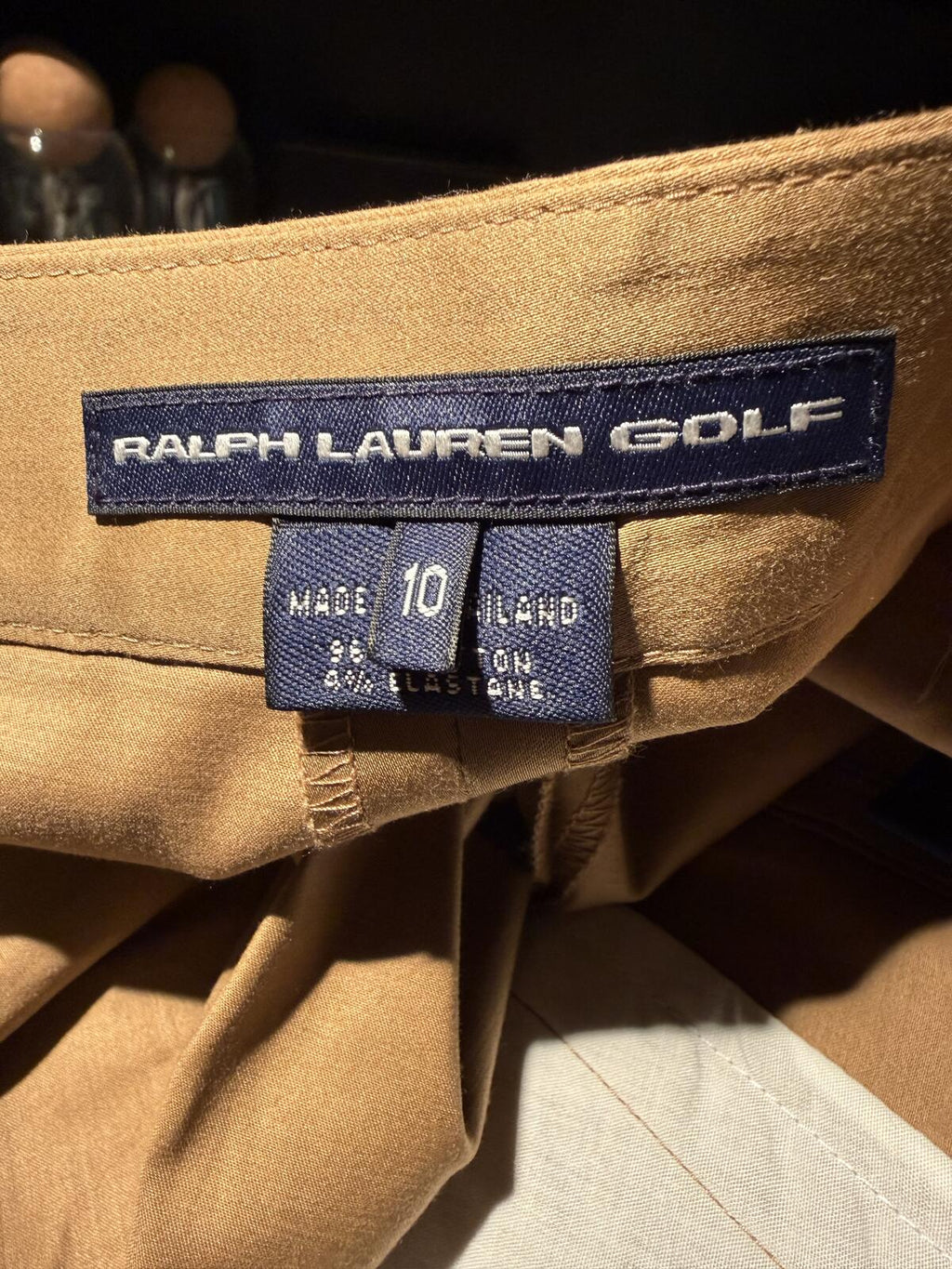 Ralph Lauren Golf Tan A-Line Skort
