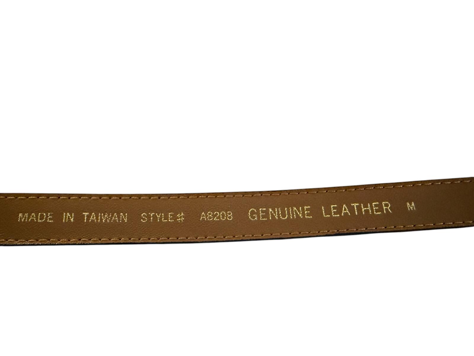 Slim Purple Genuine Leather Belt with Gold Buckle