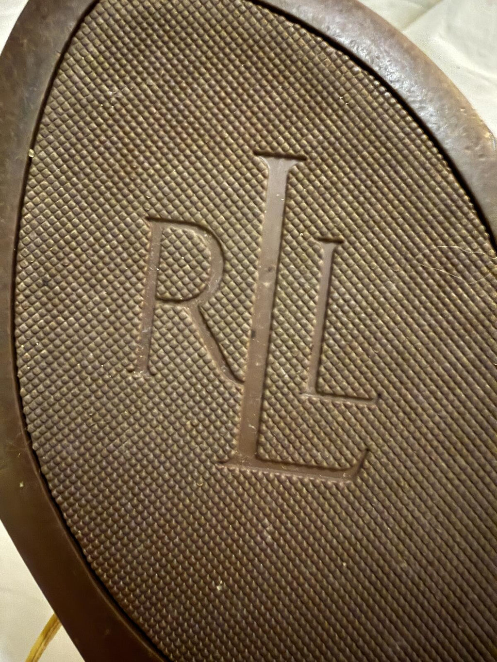 Ralph Lauren Yellow T-Strap Flat Sandals