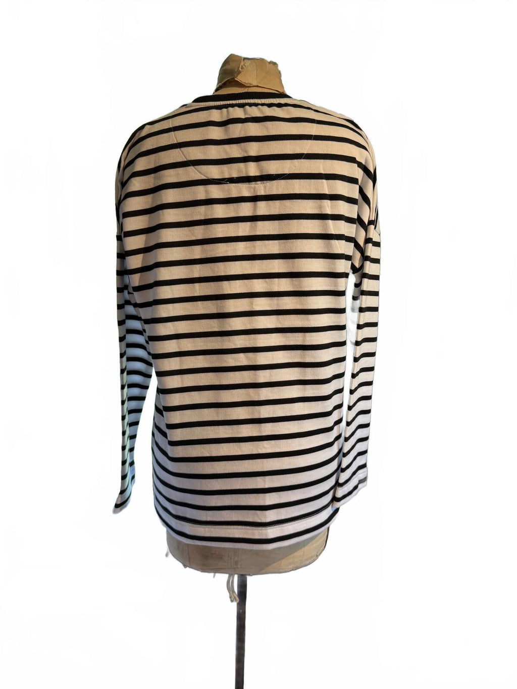 Brink Clothing Striped Long Sleeve Shirt with 'Magnificent'