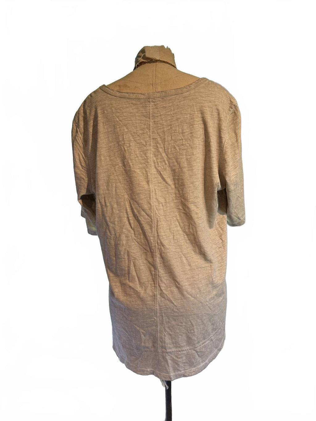 LOGO by Lori Goldstein Gray Casual Short Sleeve Top
