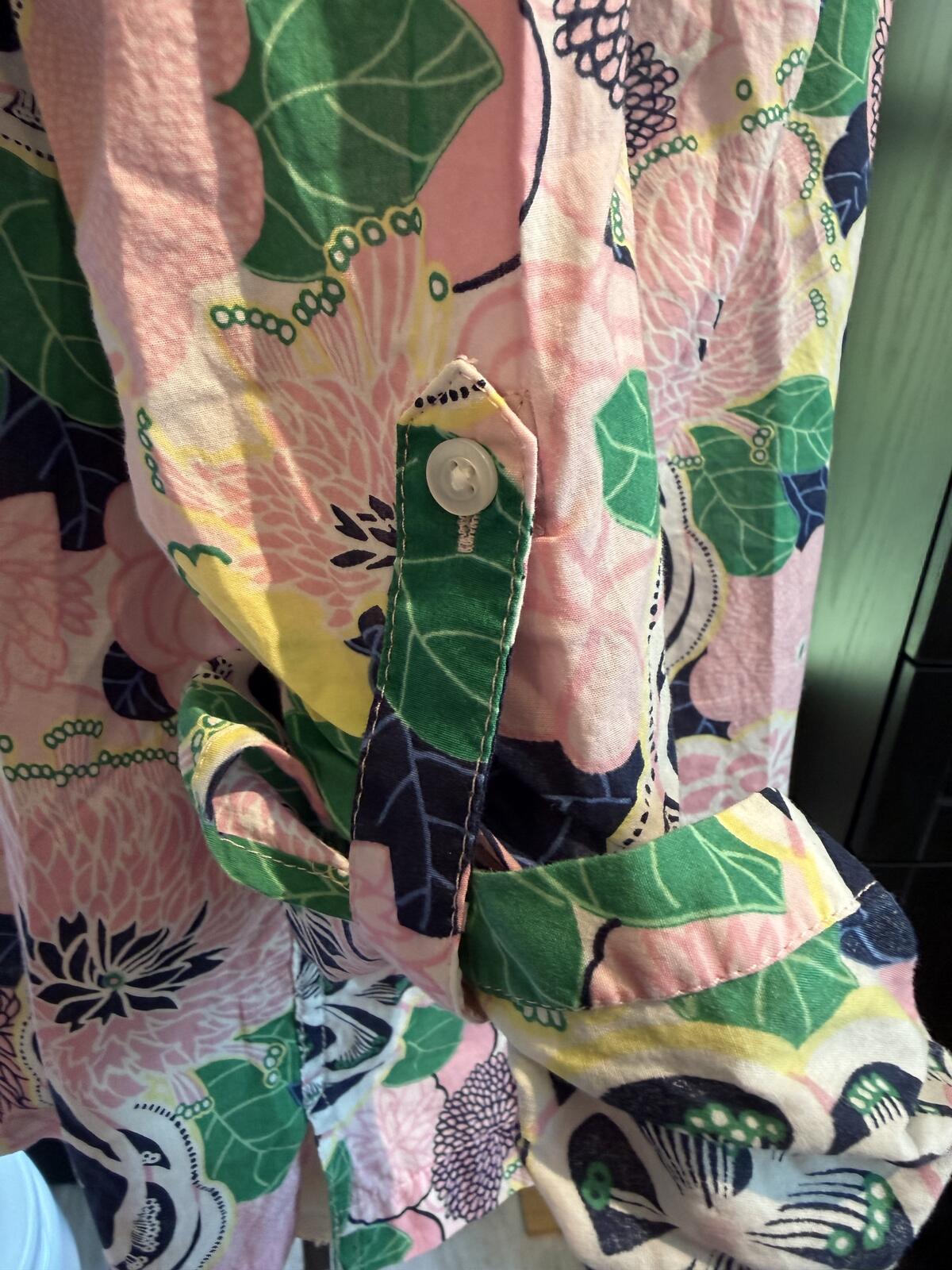 Floral Button-Up Long Sleeve Shirt