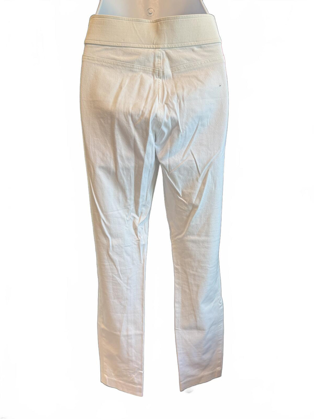 Ralph Lauren White Stretch Slim Fit Pants