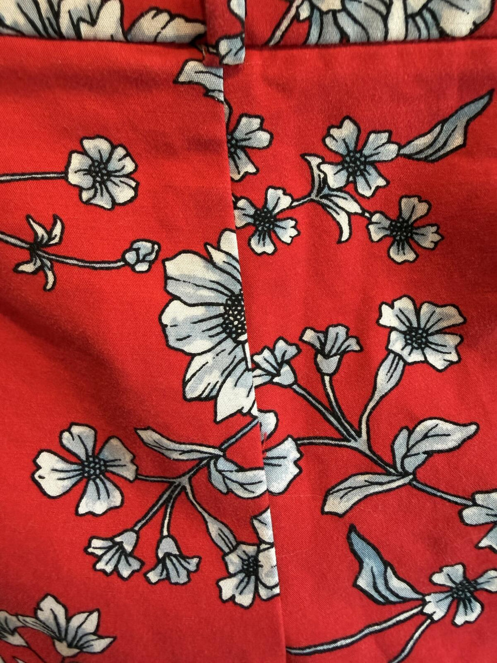 Roz & Ali Red Floral Print Pants