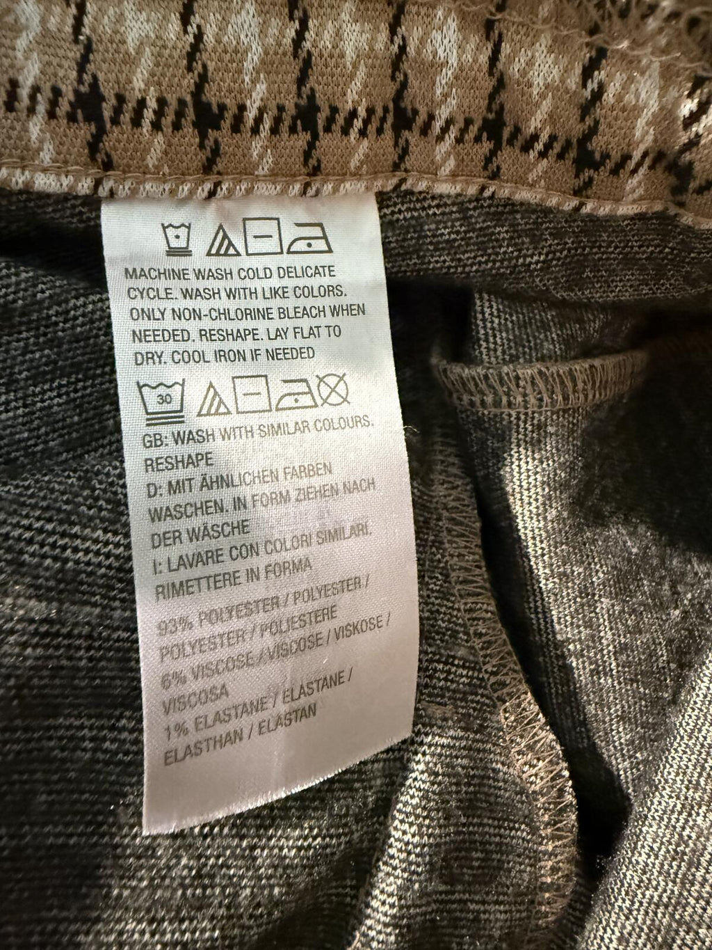 Isaac Mizrahi Wide Leg Plaid Trousers