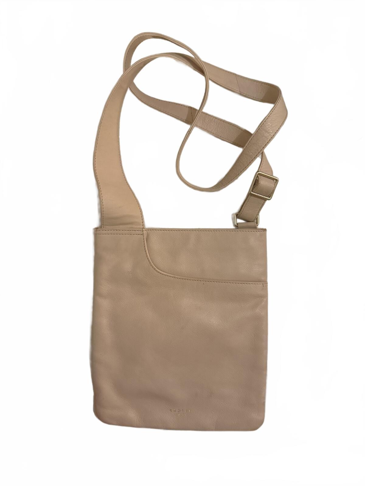 Radley London Light Pink Leather Crossbody Bag