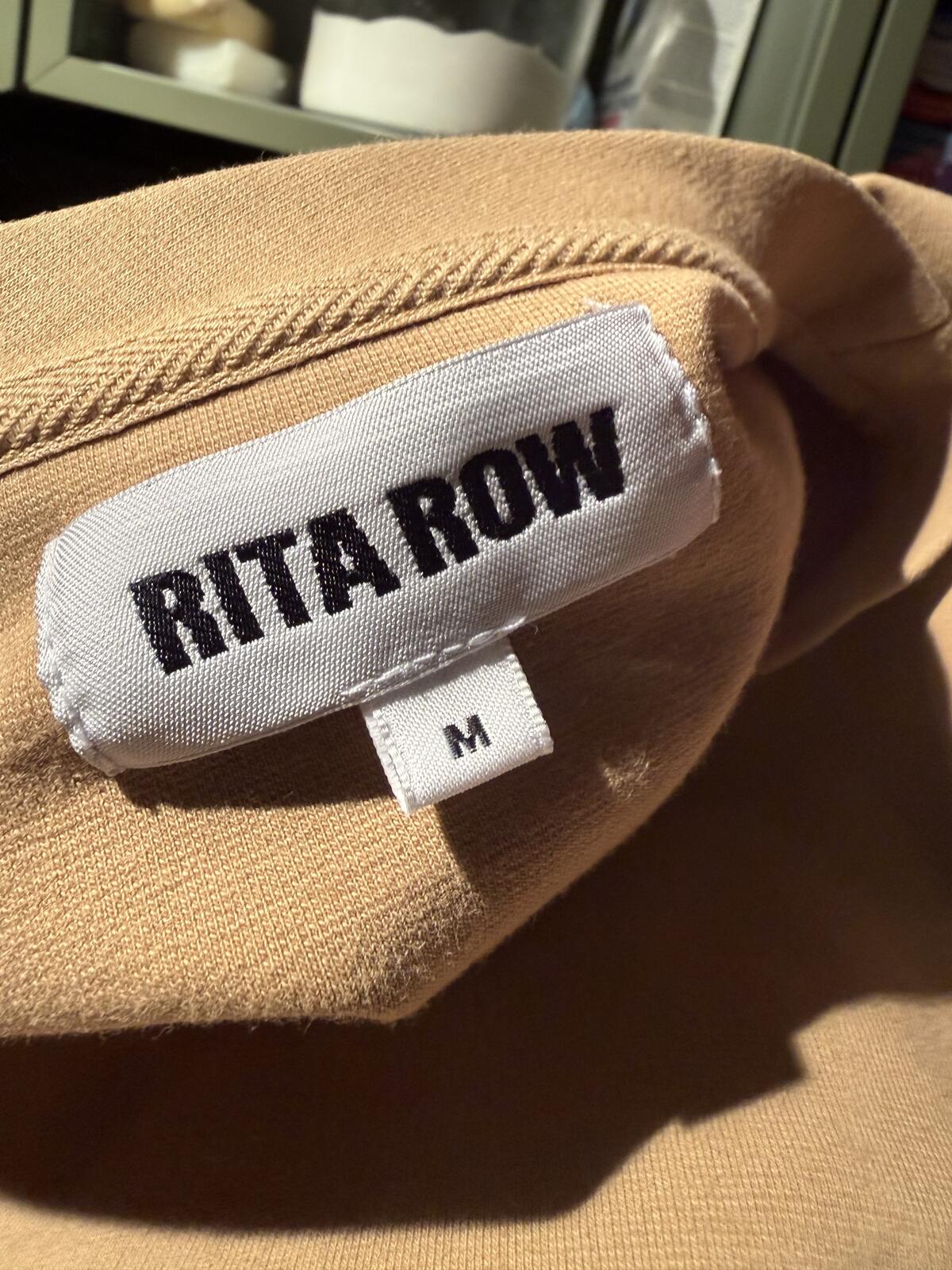 Rita Row Beige Puff Sleeve Top