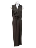 All Saints Sleeveless Black Jumpsuit with Drawstring Waist