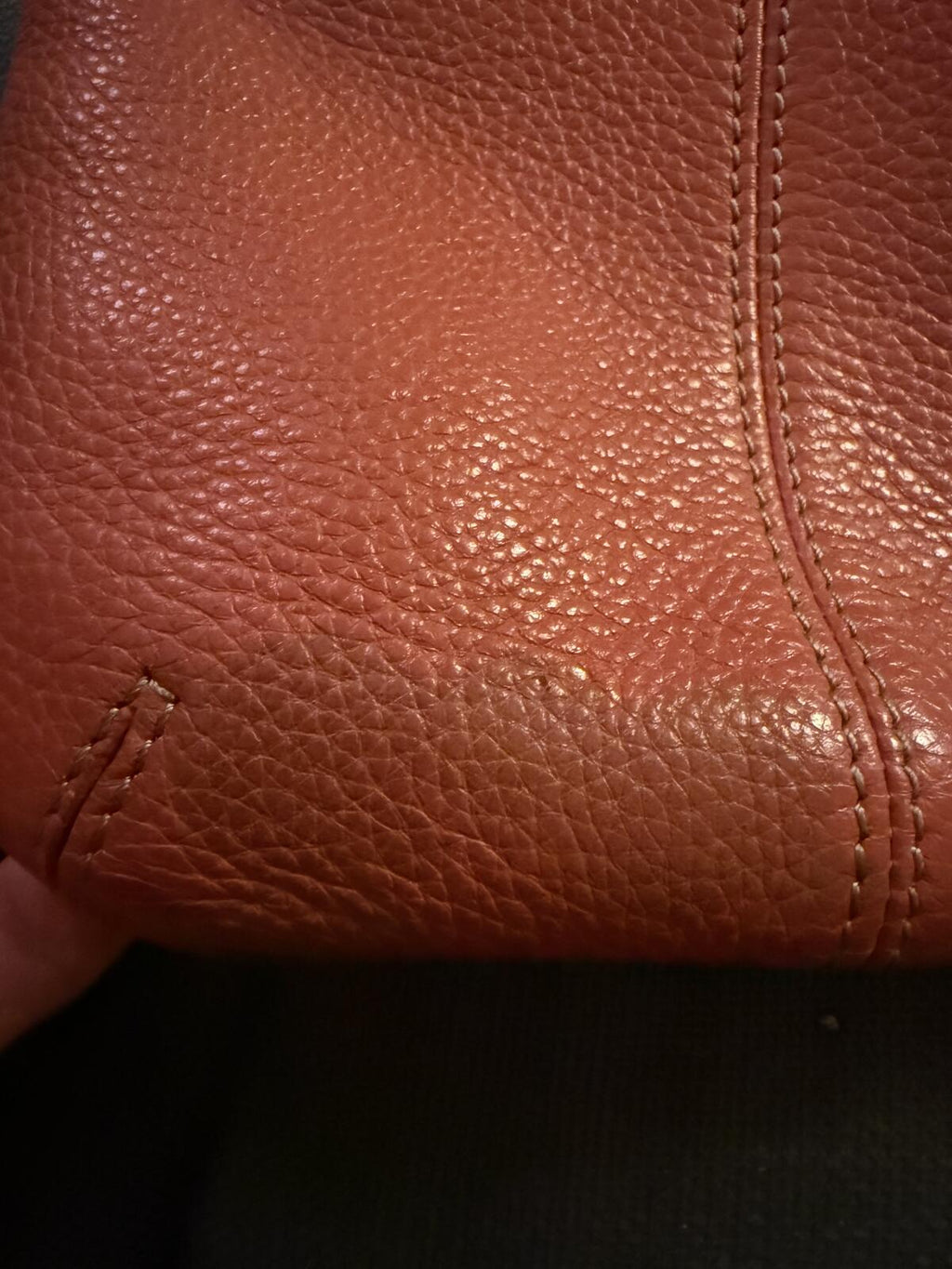 Tignanello Small Crossbody Leather Bag in Persimmon
