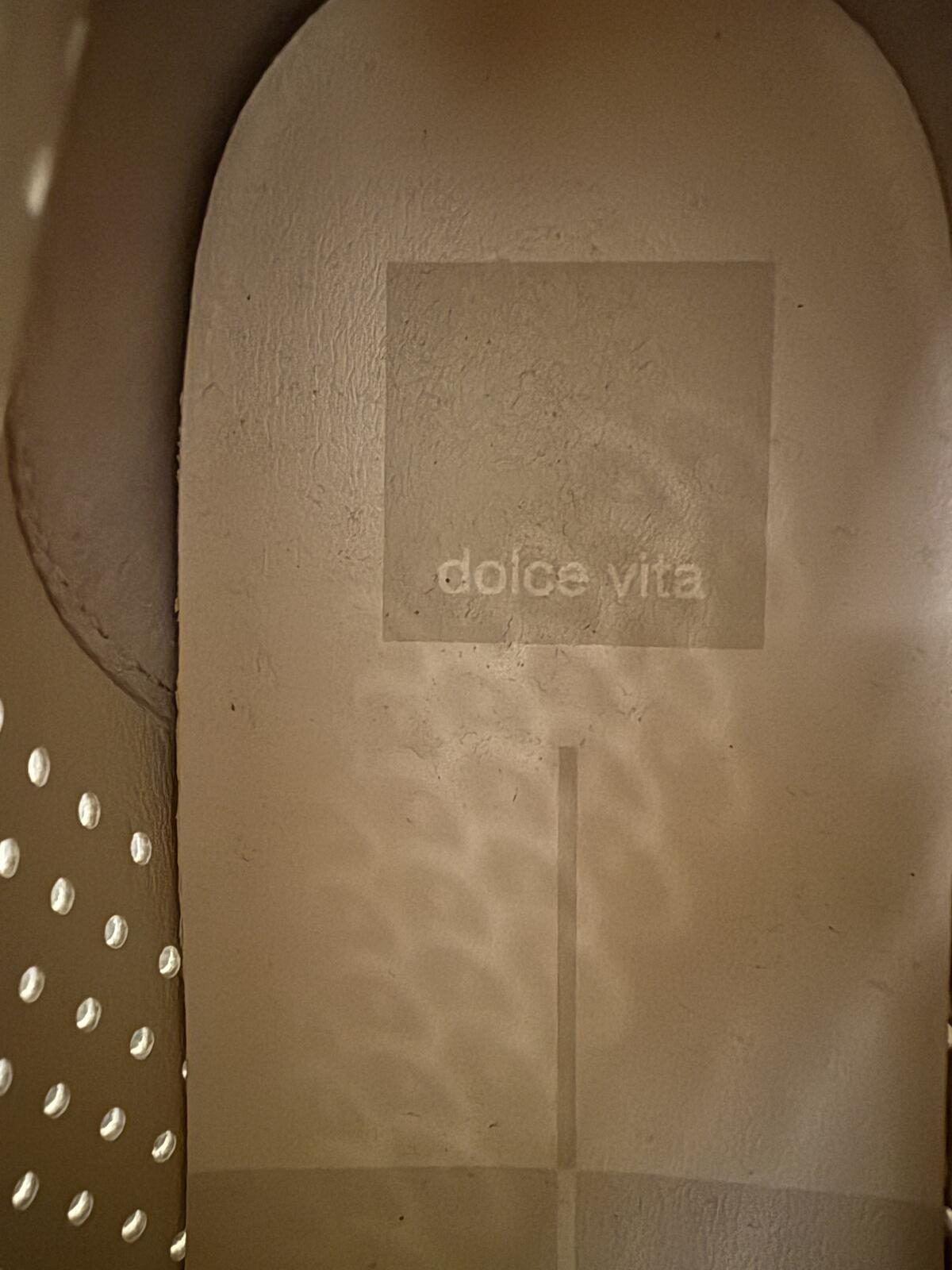 Dolce Vita Metallic Gold Platform Loafers with Perforated Design