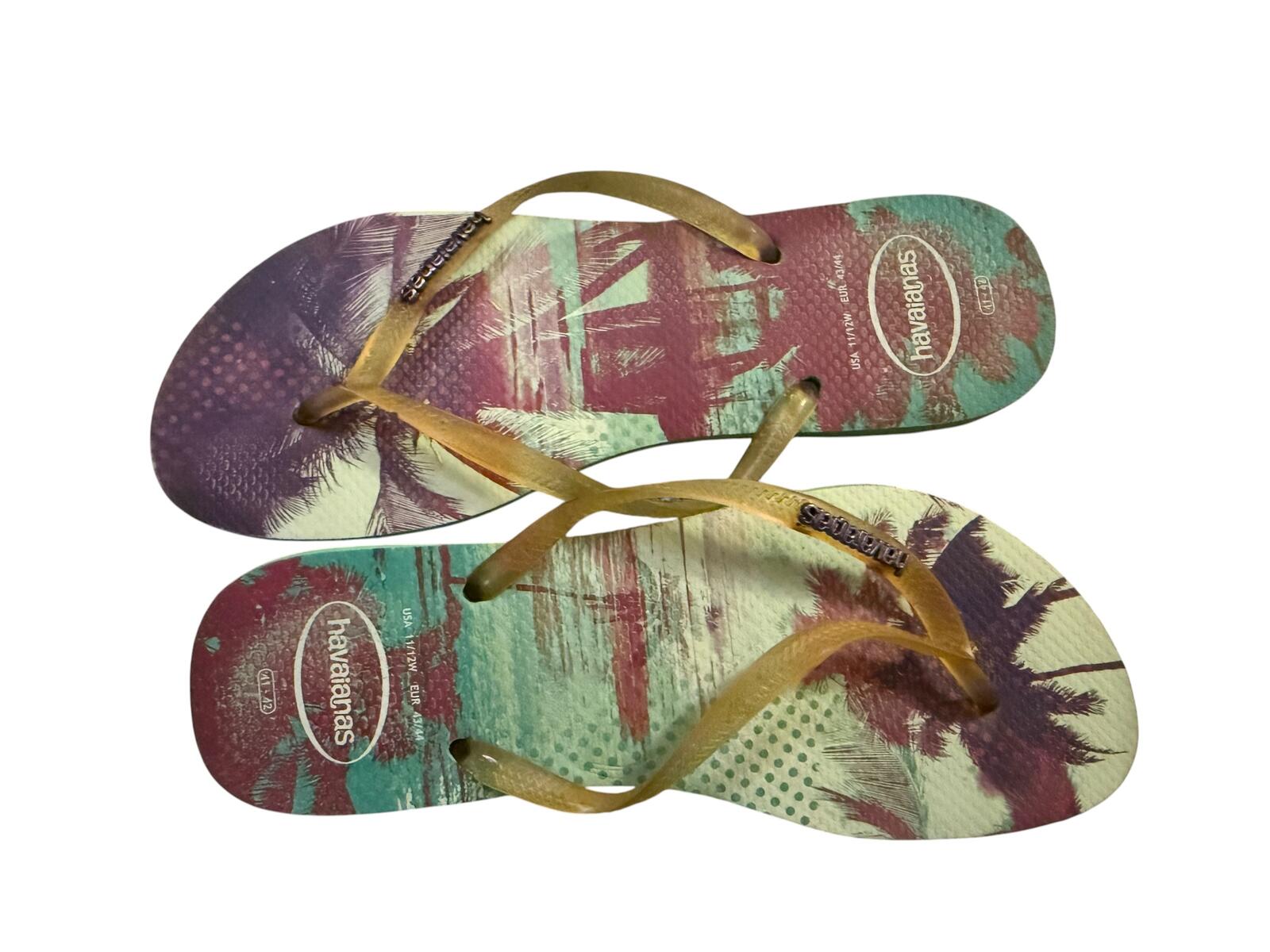 Havaianas Tropical Print Flip Flops