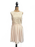 Yumi Light Pink Sleeveless Embroidered Dress