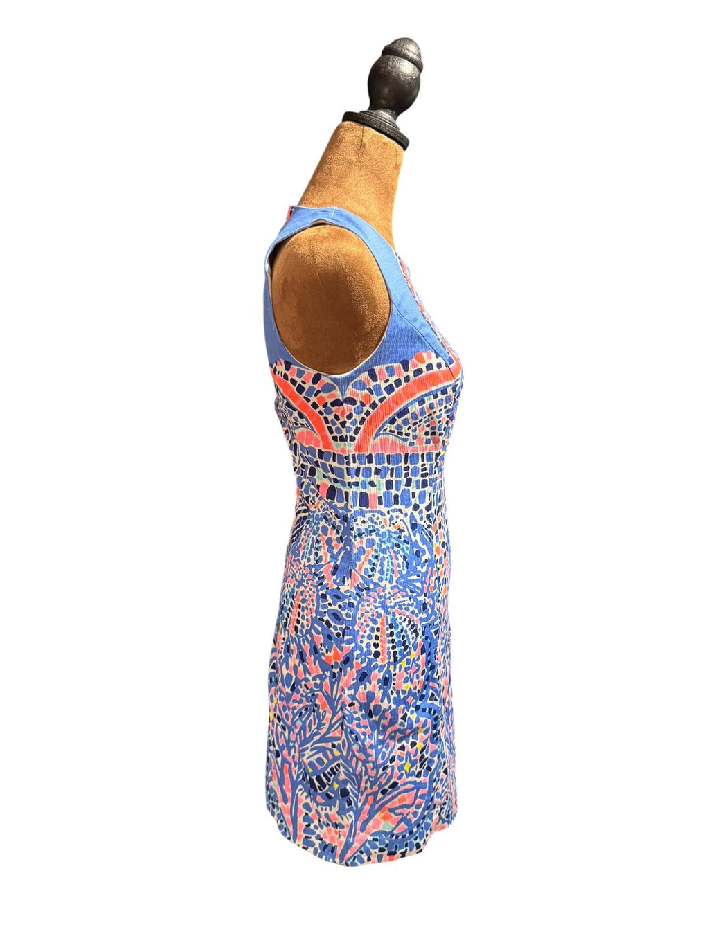 Lilly Pulitzer Sleeveless Mosaic Print Sheath Dress with Back Zipper