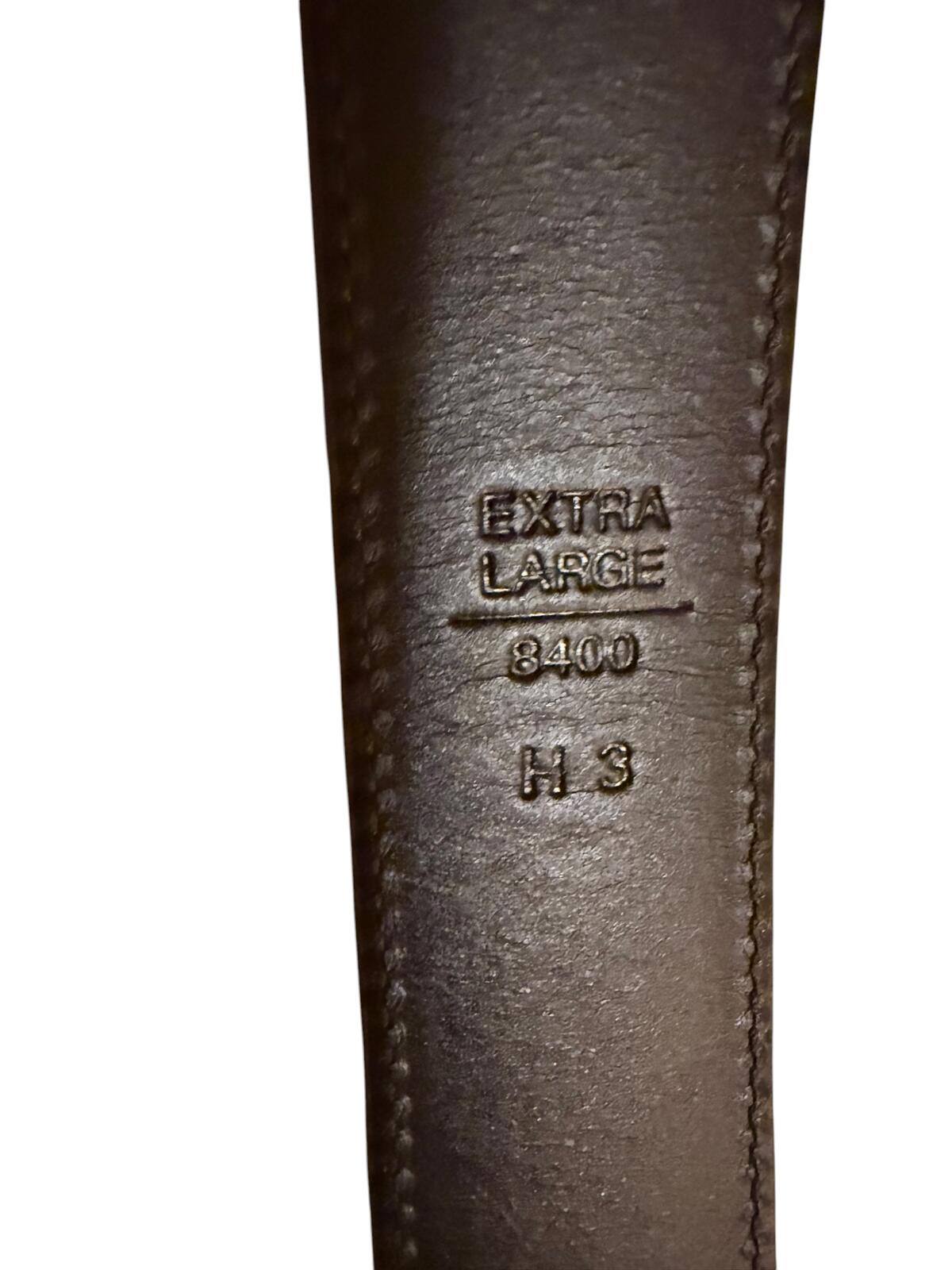 Coach Classic Brown Leather Belt with Gold Buckle