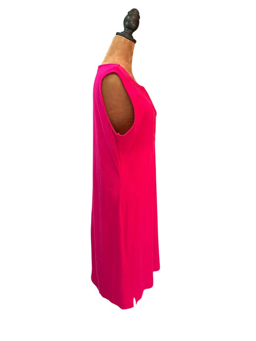 Ralph Lauren Sleeveless Dress with Notch Neckline