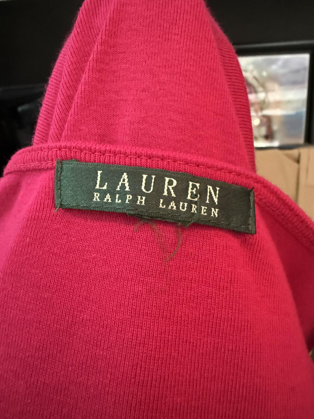 Ralph Lauren Sleeveless Dress with Notch Neckline