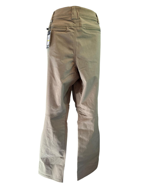 Under Armour Beige Straight Leg Pants with Front Button Closure