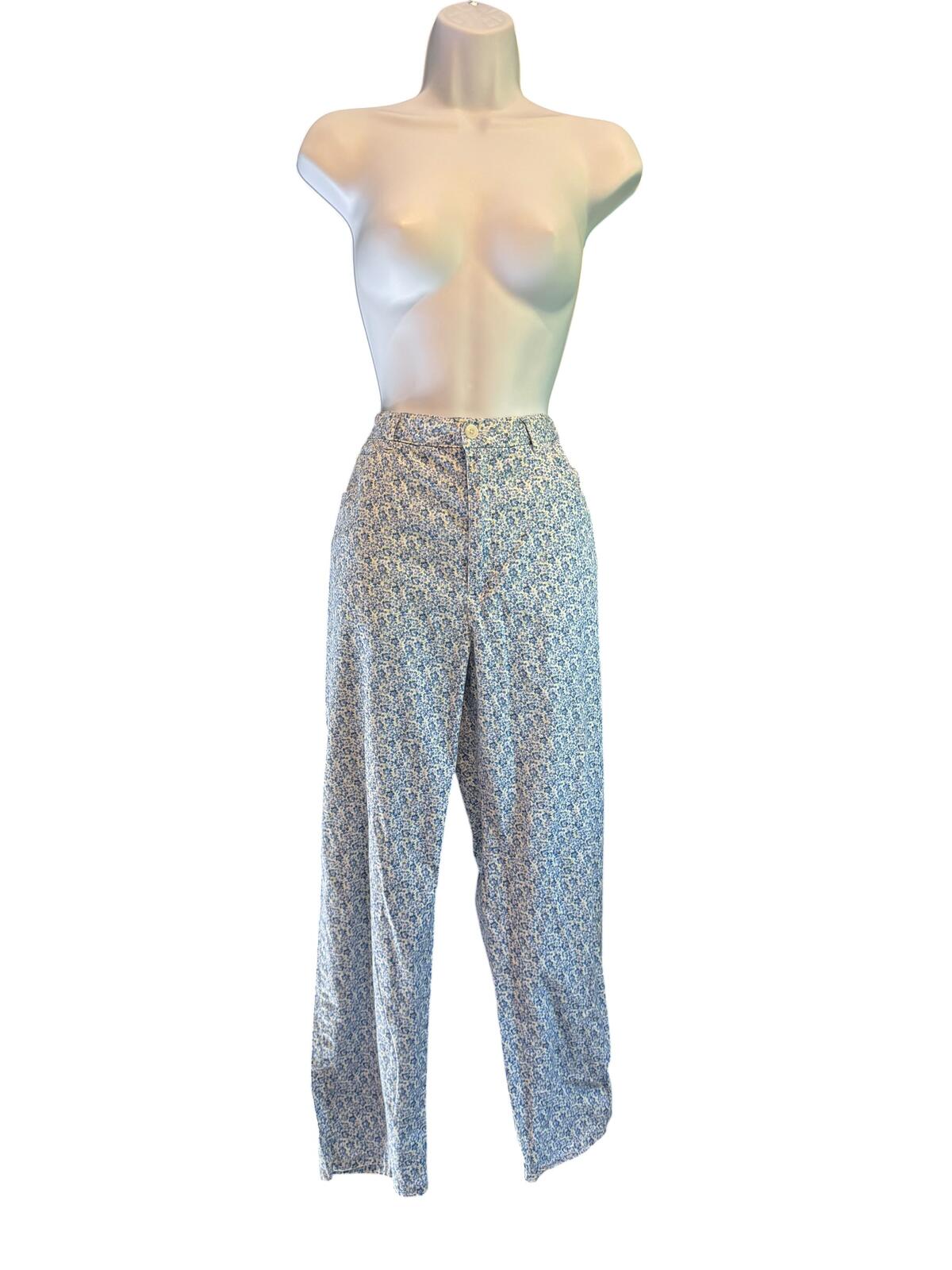 NY & Co. High-Waisted Floral Patterned Pants