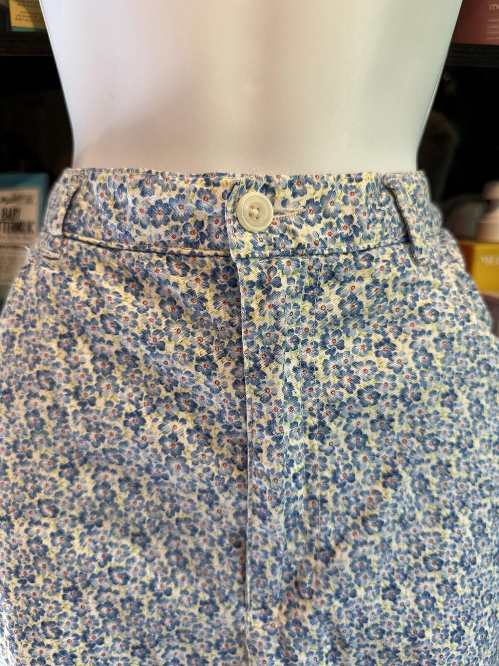 NY & Co. High-Waisted Floral Patterned Pants