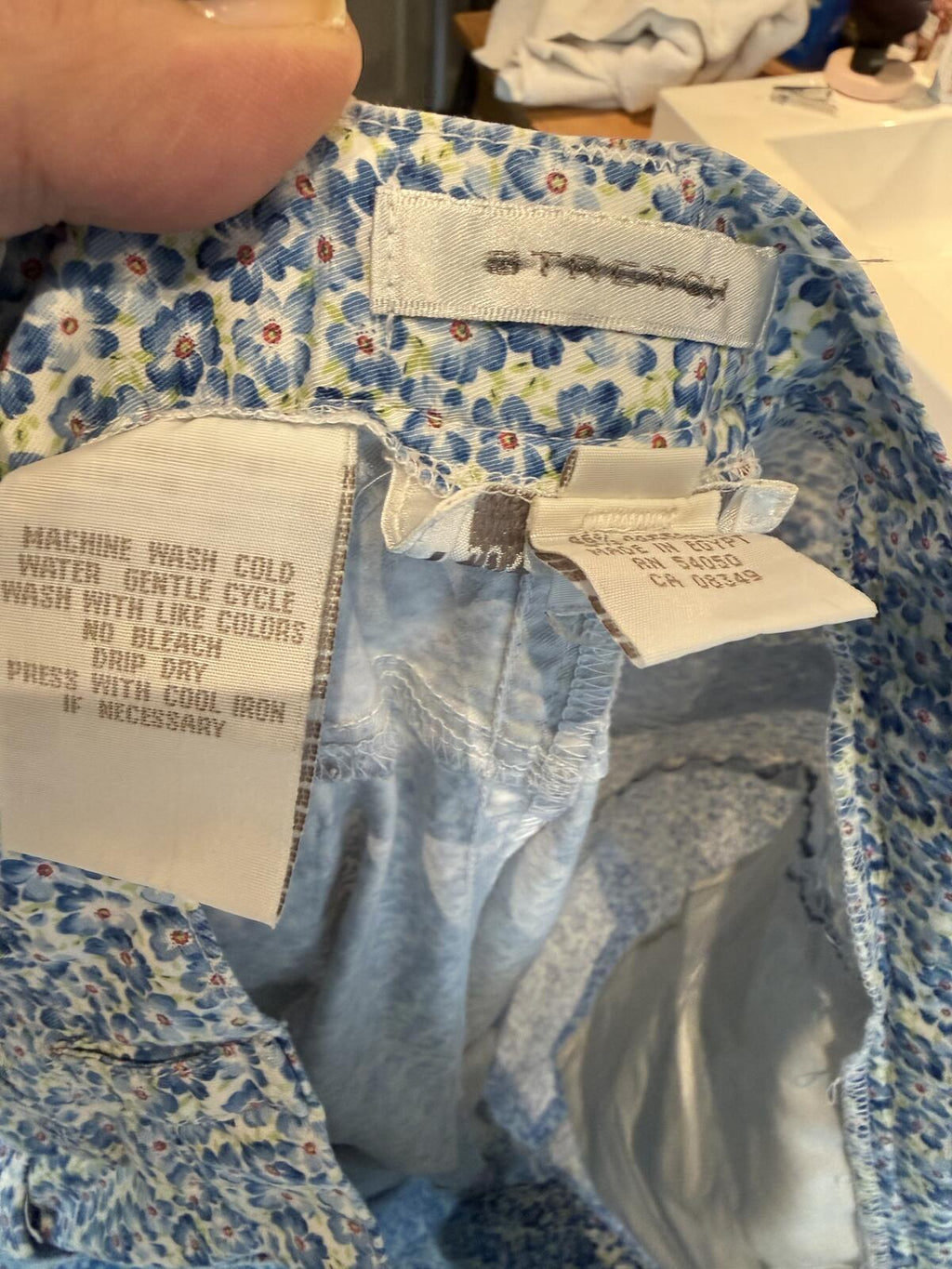 NY & Co. High-Waisted Floral Patterned Pants