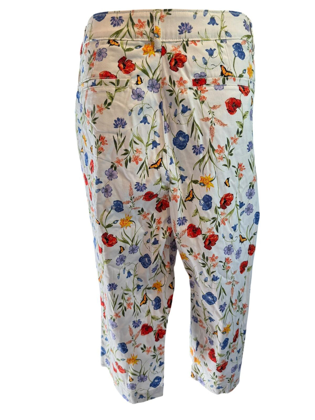 Women's Floral Print Cropped Pants