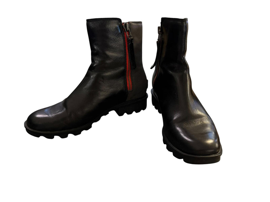 Sorel Black Waterproof Zip Ankle Boots
