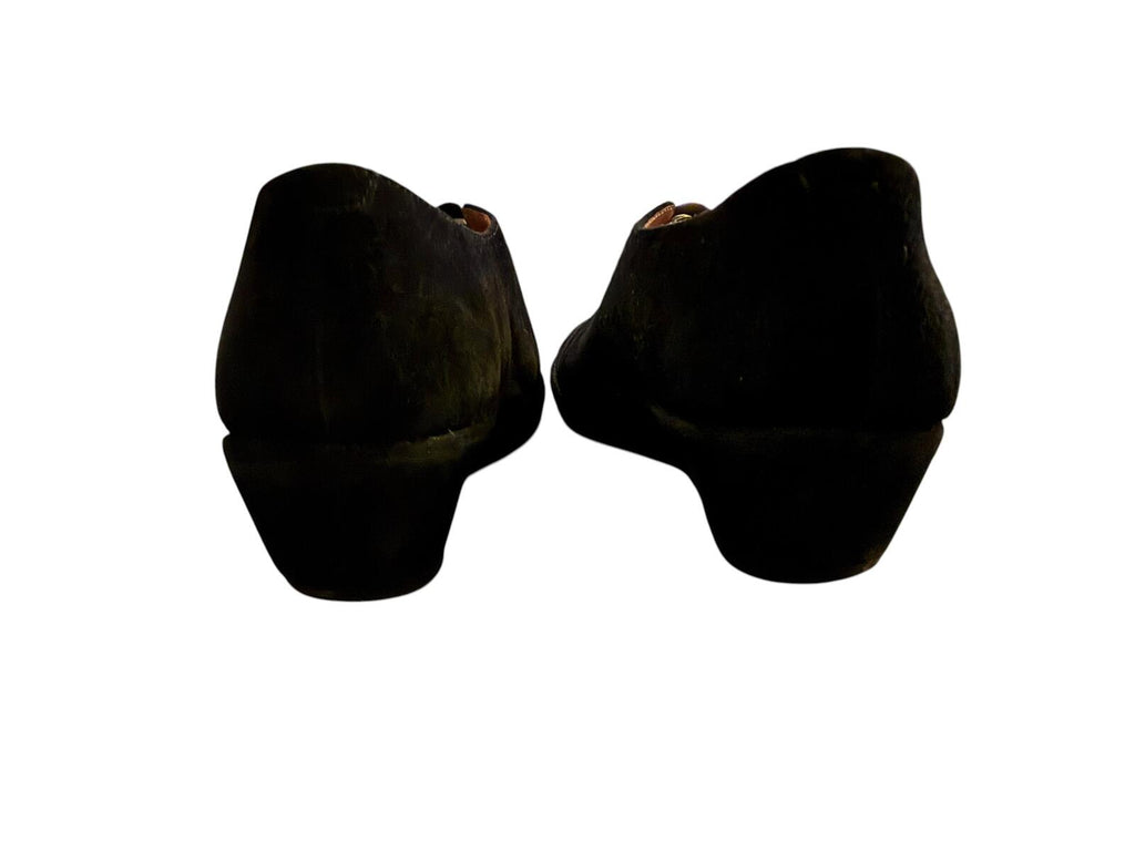 Amour Des Pieds Beziers Women's Black Suede Wedges