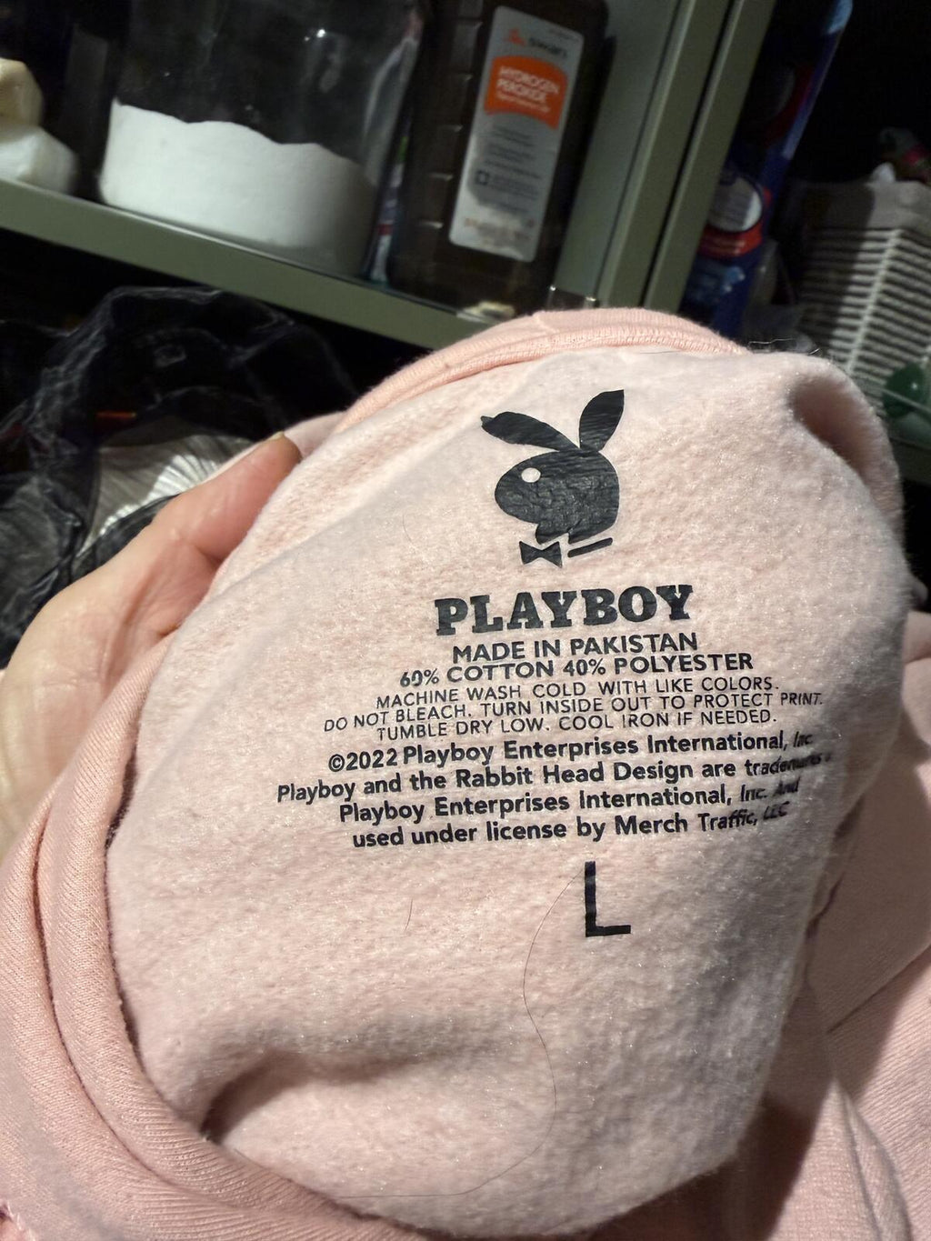 Playboy Pink Pullover Hoodie