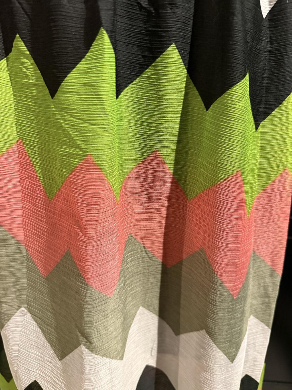 New Glory Zigzag Print Maxi Dress