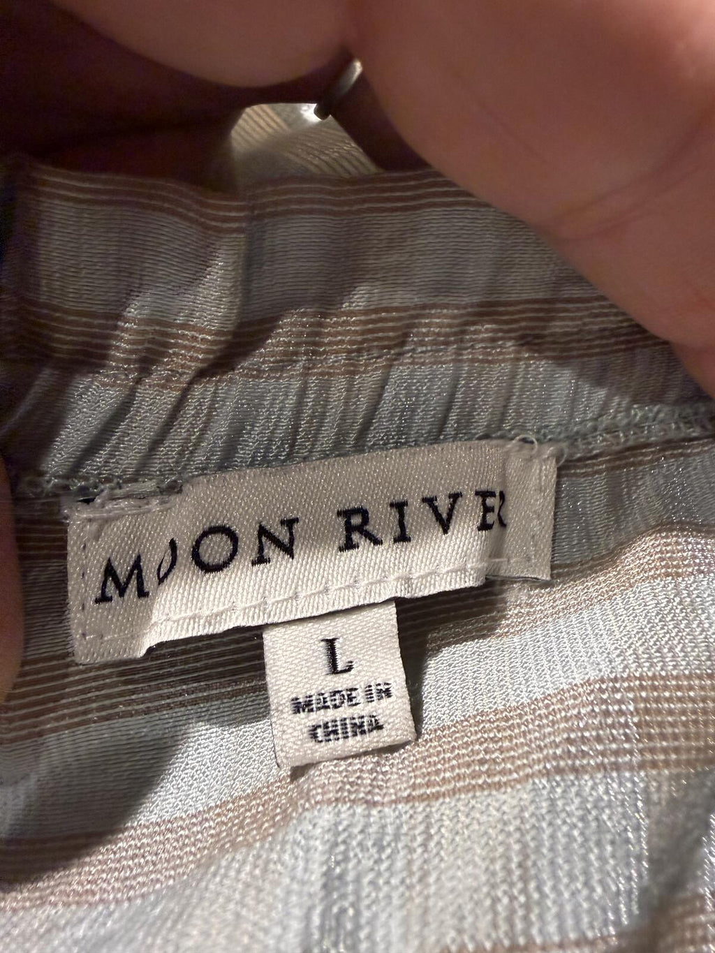 Moon River Beige Plaid Square Neck Puff Sleeve Midi Dress