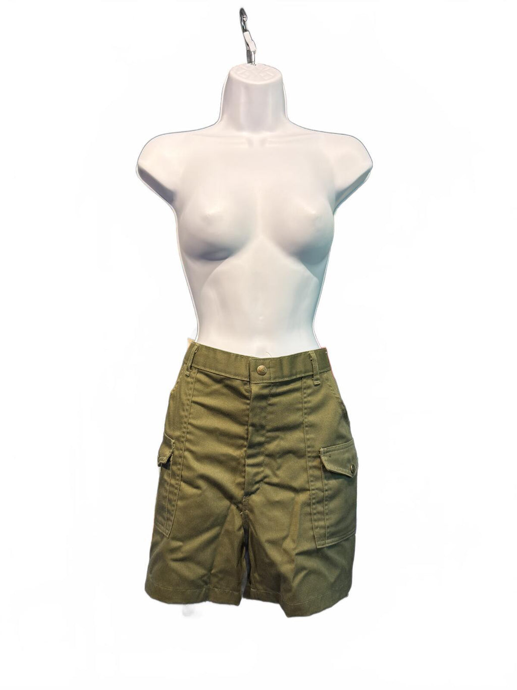 Boy Scouts of America Official Uniform Olive Green Cargo Shorts Size 38 Waist
