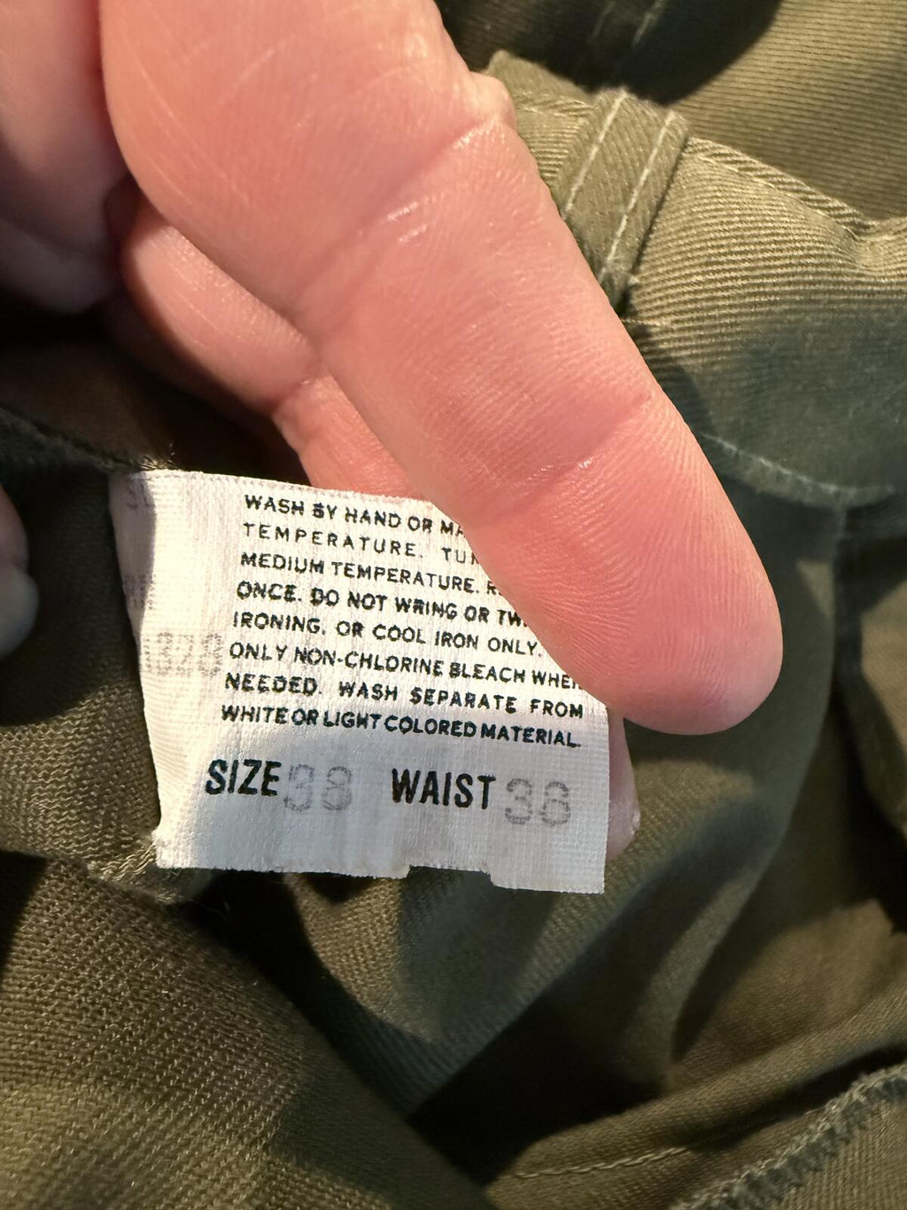 Boy Scouts of America Official Uniform Olive Green Cargo Shorts Size 38 Waist